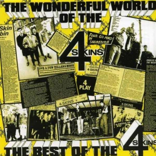 4 Skins - Wonderful World - The best of the 4 Skins (LP) lim. 200, yellow Vinyl