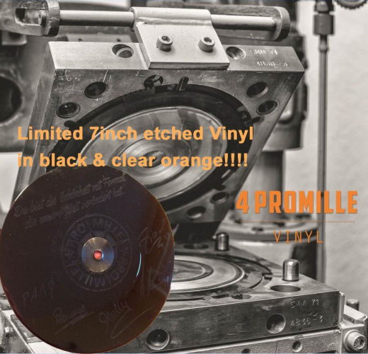 4 Promille - Vinyl (EP) 7inch etched Single  limited black Vinyl