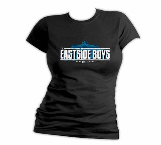 Eastside Boys - Berlin Band Logo - Girly Shirt (black)