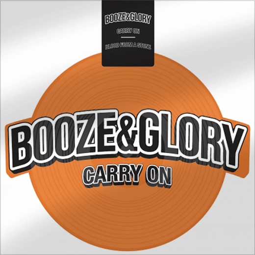 Booze & Glory - Carry on (EP) Shape 8inch Vinyl orange