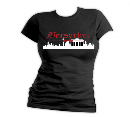 Berserker - Skyline Berlin - Girly Shirt (black)