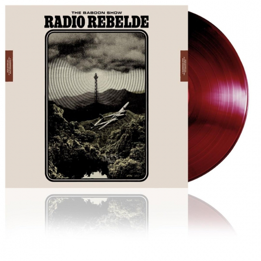 Baboon Show, The - RADIO REBELDE  (LP) Dark Burgundy Vinyl + MP3