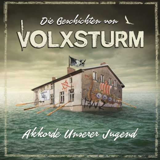 Die Geschichten von Volxsturm - Akkorde unserer Jugend (Do-LP) Trifolder 250 blue/yellow Vinyl