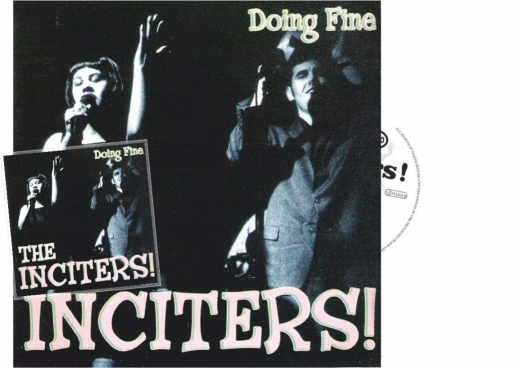 Inciters, the - Doing Fine (LP+CD) clear Vinyl 250 copies