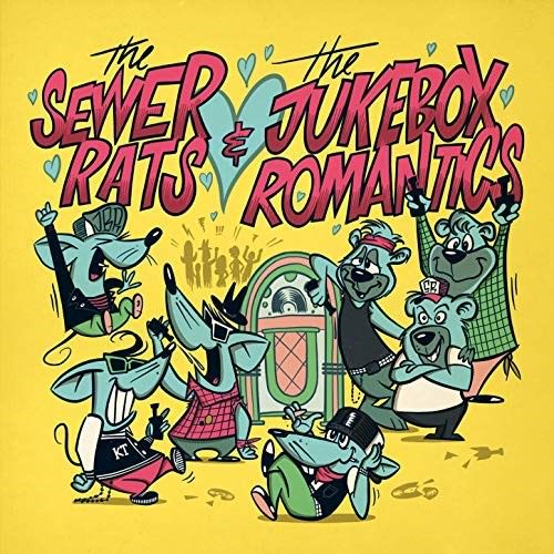 Sewer Rats vs Jukebox Romantics (EP) limit 7inch Vinyl