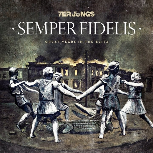 7er Jungs - Semper Fidelis (LP) Glow in the Dark Cover green marbled Vinyl 100 copies