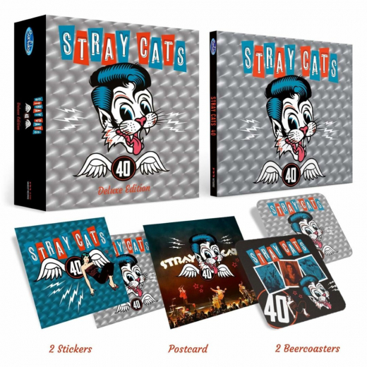 Stray Cats - 40 (CD) Ltd. CD Deluxe Box+Bonustracks+Gimmicks)