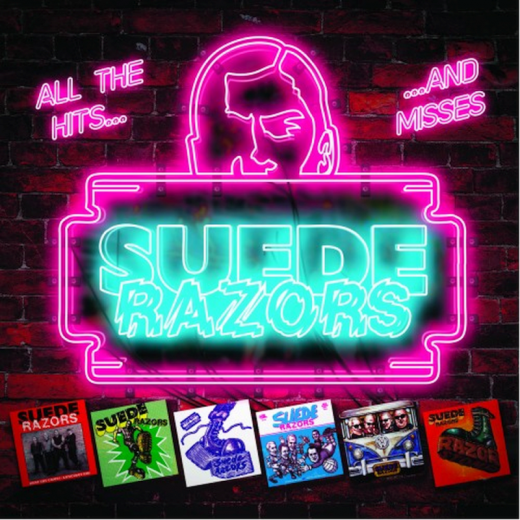 Suede Razors - All the Hits & Misses (LP) Electric blue Vinyl 100copies US-Import