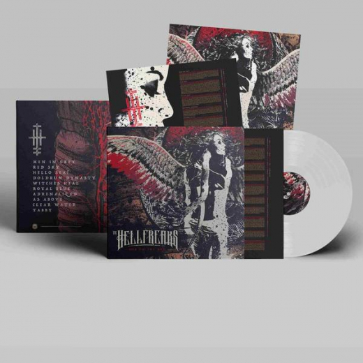Hellfreaks, the - God on the Run (LP) white 180gr. Vinyl + Poster + MP3  lmtd 200 copies