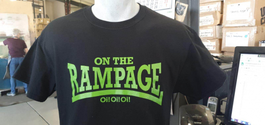 On the Rampage - Logo Lonsdale Style T-Shirt (black)