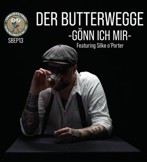 Andre Sinner / Der Butterwegge feat Silke o`Porters - Split (EP)  blaues Vinyl
