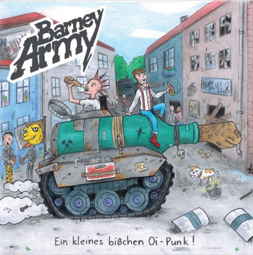 Barney Army - Ein kleines bißchen Oi-Punk (LP) pinkcreme Vinyl 150 copies Super Sound Single