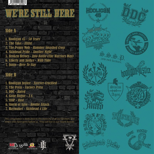 v/a Skinhead - Were still here Sampler (LP) 500 black Vinyl