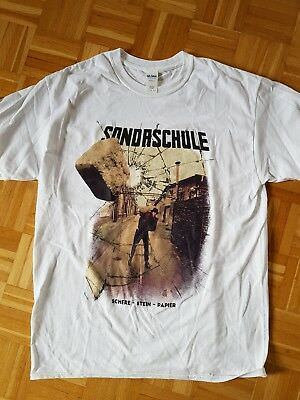 Sondaschule - Schere Stein, Papier Tshirt (white) white Rarität