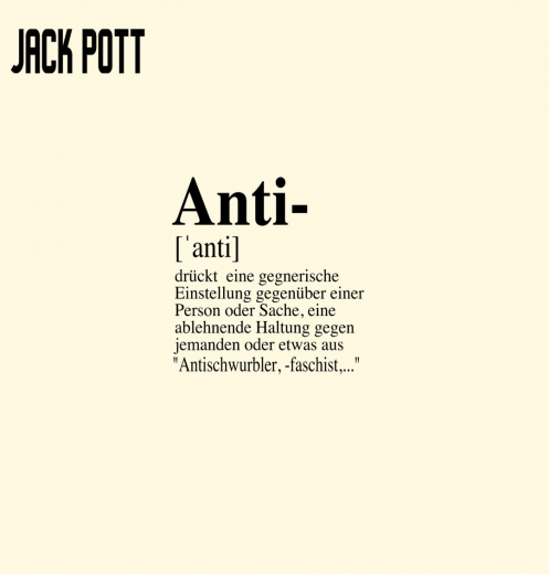 Jack Pott - Antischwurbler (LP) limited red/white Swirl Vinyl 100 copies + MP3