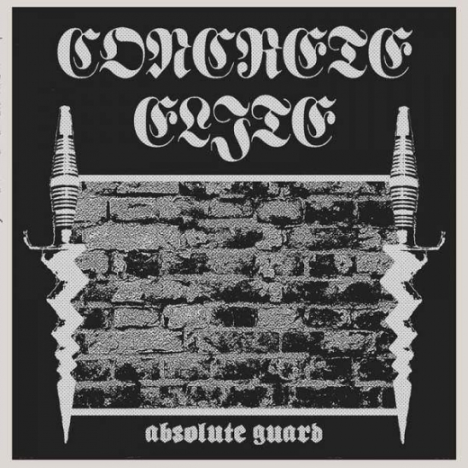 Concrete Elite - Absolute Guard (LP) lim 500, silver/black PRINTED B-Side Vinyl