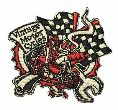 Vintage Motor Cycles (patch) sticked