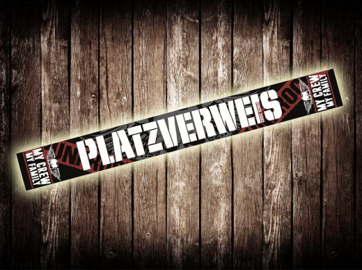 Platzverweis - My Crew my family (Schal) gewebter Jacquardschal