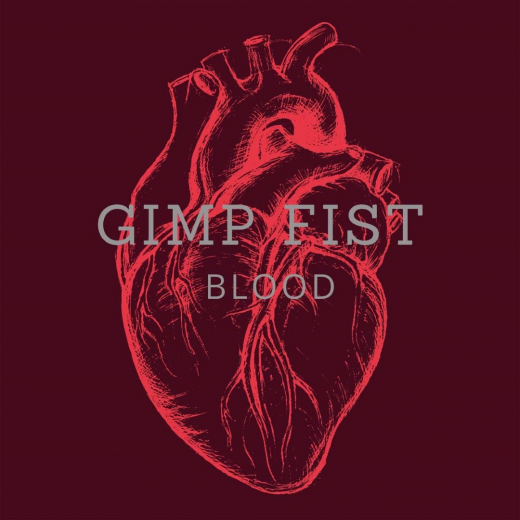 Gimp Fist - Blood (LP) limited 250 copies white-bursted Steel Vinyl