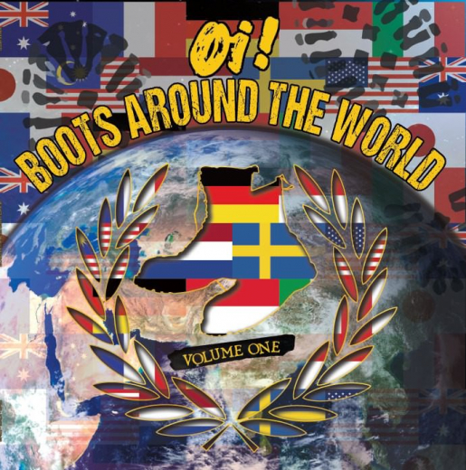 V/a OI! BOOTS AROUND THE WORLD VOL.1 (LP+CD) red/white/blue Vinyl 150 copies