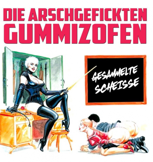 Gummizofen - Gesammelte Scheisse (LP) ultraclear redgreen splashed Vinyl 150 copies