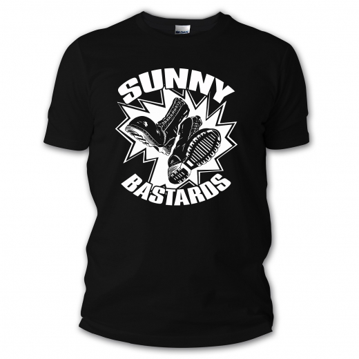 Sunny Bastards - Boots Logo Tshirt (black)