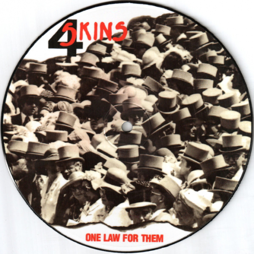 4Skins - One Law For Them (EP) Deluxe Picture Disc limited