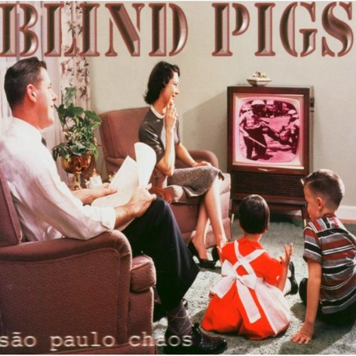 Blind Pigs - Sao Paulo Chaos (LP) Oxblood & Clear Splatter Vinyl