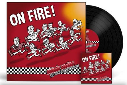Rolando Random & the young Soul Rebels - On Fire (LP) white Vinyl 100 copies