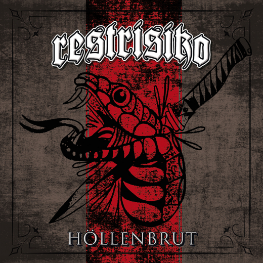 Restrisiko - Höllenbrut (LP) white marbled Vinyl 200 copies