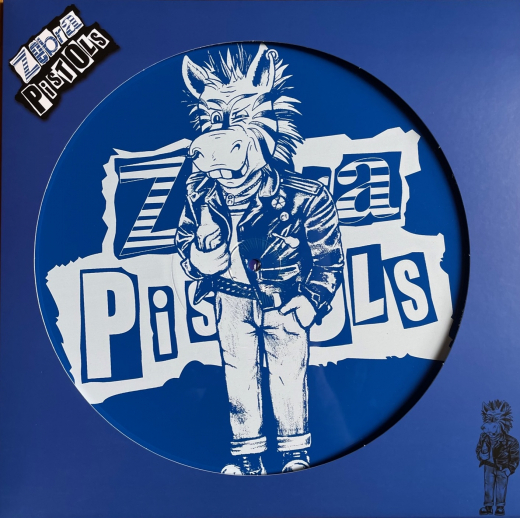 Zebra Pistols - Nur der MSV (LP) blue Vinyl offset Printed B-Side