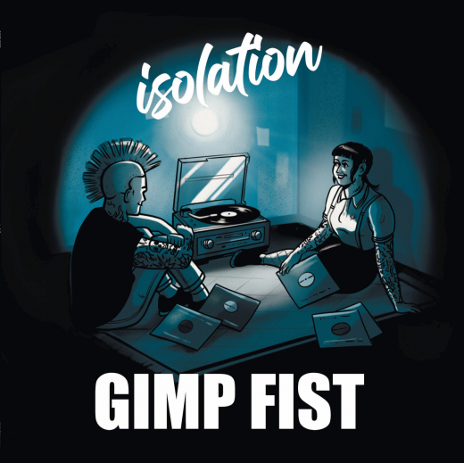 Gimp Fist - Isolation (LP) blue-red swirl Vinyl