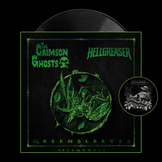 Hellgreaser / The Crimson Ghosts - Greensleeves (LP+SLIPMATE)  black Vinyl