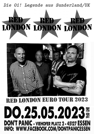 Red London (Ticket) 25.05.23 Dont Panic Essen