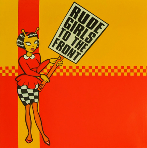 V/A: Rude Girls to the Front (LP) limited orange Vinyl