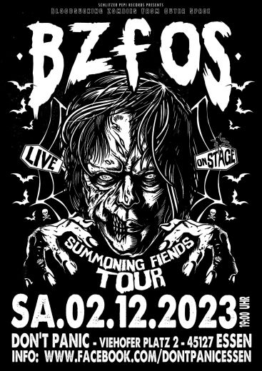 Bloodsucking Zombies from outer Space + NIM VIND (Ticket) 02.12.23 Dont Panic Essen