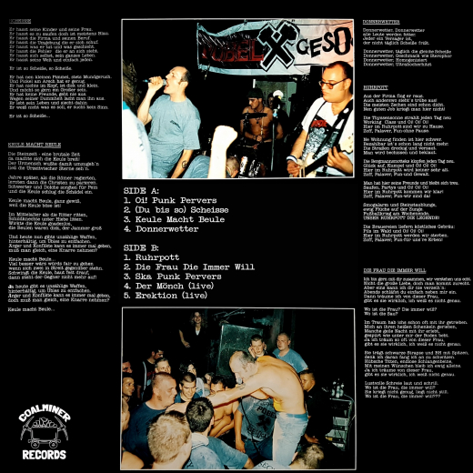 Pöbel & Gesocks - Oi Punk Pervers (LP) black Vinyl ltd 300 copies