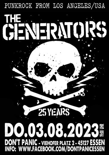 Generators, the (Ticket) 03.08.23 Dont Panic Essen