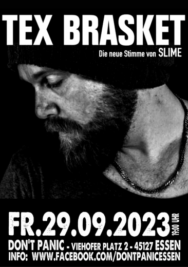 Tex Brasket - live! (Ticket) 29.09.23 Dont Panic Essen
