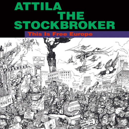 Attila the Stockbroker -  This Is Free Europe(LP) black Vinyl