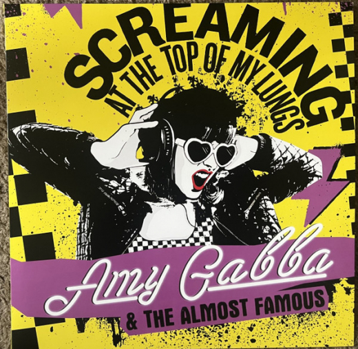 Amy Gabba And The Almost Famous -Screaming At The Top Of My Lungs (LP) pink Vinyl
