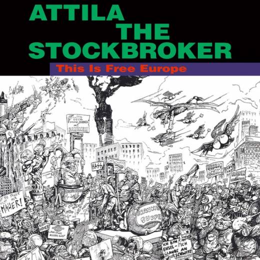 Attila the Stockbroker - This is free Europe (LP) black Vinyl