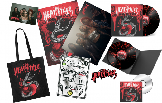 Headlines, the - Homewrecker  Collectors Edition Bundle (LP+CD) blackred Splatter Vinyl