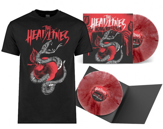 Headlines, the - Homewrecker Vinyl + T-Shirt (Bundle) red clear marble Vinyl