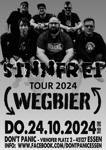 Sinnfrei / Wegbier (Ticket) 24.10.24 Dont Panic Essen