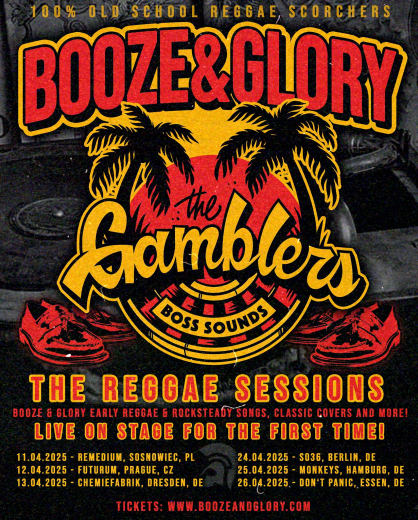 Booze & Glory & the Gamblers (Ticket) 26.04.25 Dont Panic Essen