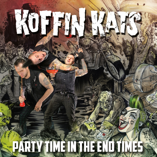 Koffin Kats - Party time in the end times (LP) random colored Vinyl