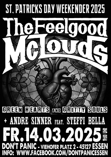 Feelgood McClouds / Andre Sinner+Steffi Bella (Ticket) 14.03.25 Dont Panic Essen