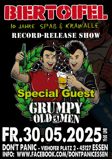 Biertoifel / Grumpy old men (Ticket) 30.05.25 Dont Panic Essen