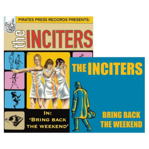Inciters, The - Bring Back The Weekend (EP+Comic) ltd halfnhalf Vinyl